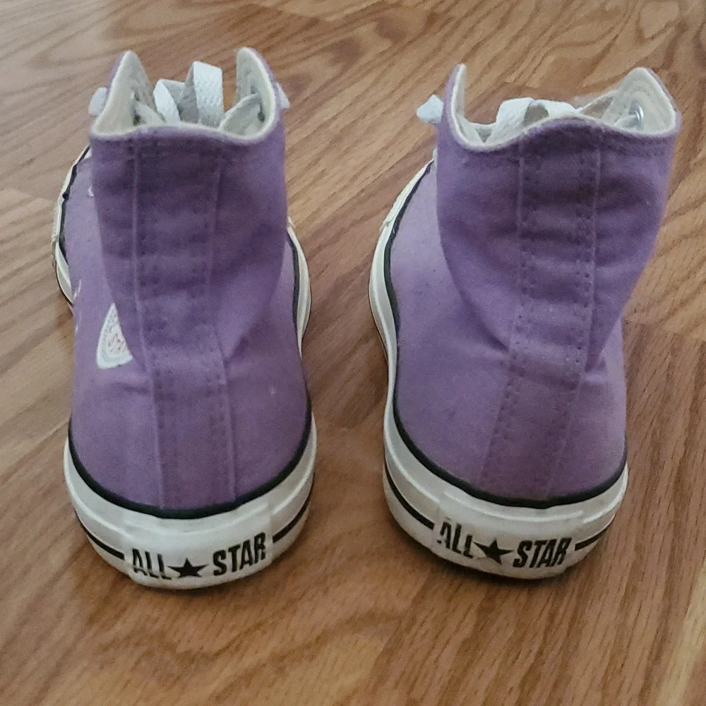 Converse Purple High-Top Sneakers - Picture 4 of 12